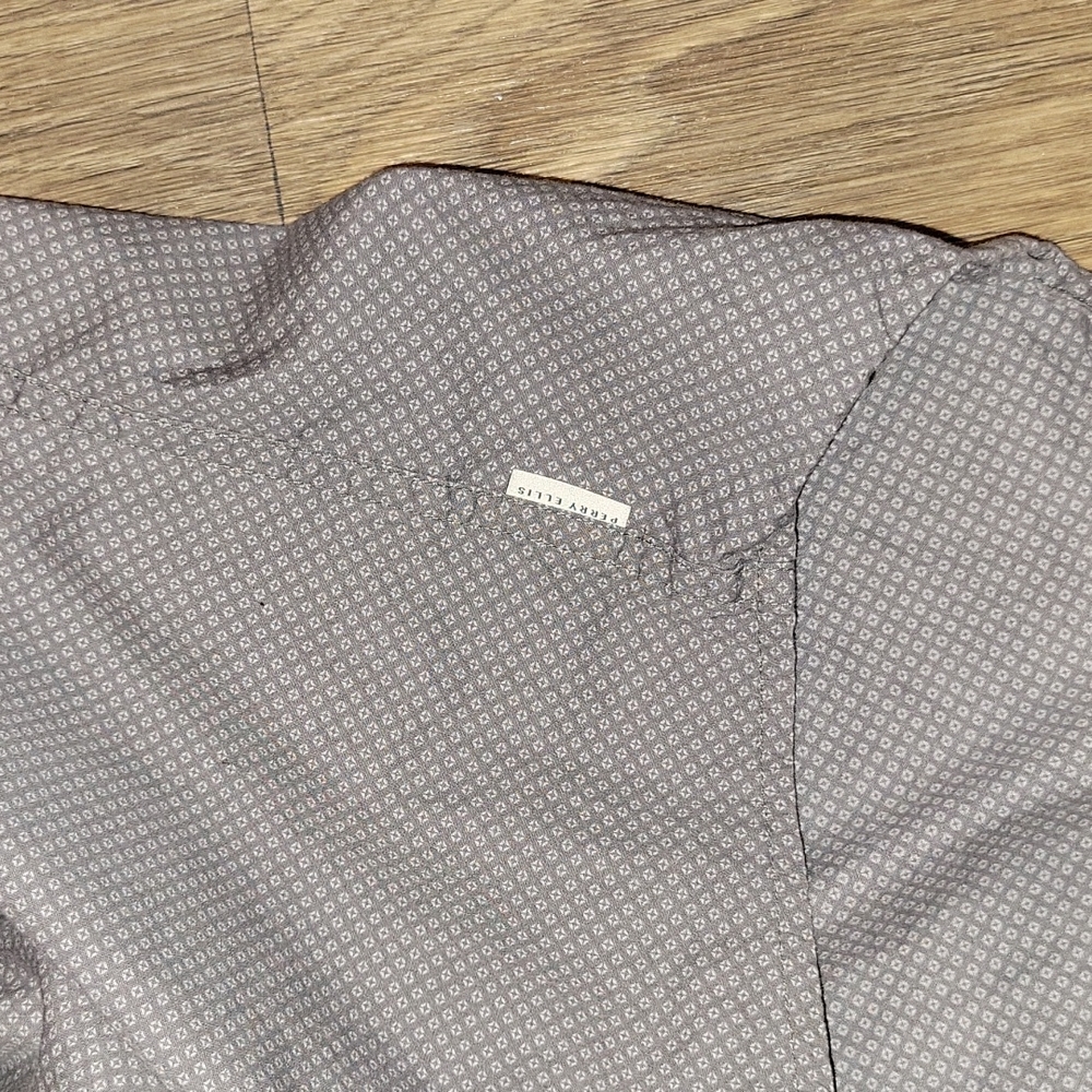 Slim fit Perry Ellis pattern button down - Picture 6 of 6